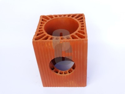 Коминно тяло керамично С ОТВОР ф130 25х25х33 ф18